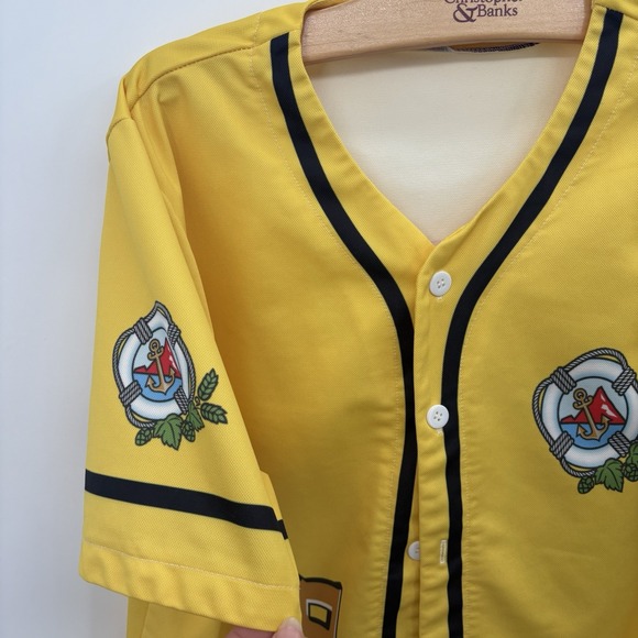Cerveza‎ Pacifico Clara Baseball Jersey Shirt Size Unisex Small - Yellow #21G - Picture 3 of 5